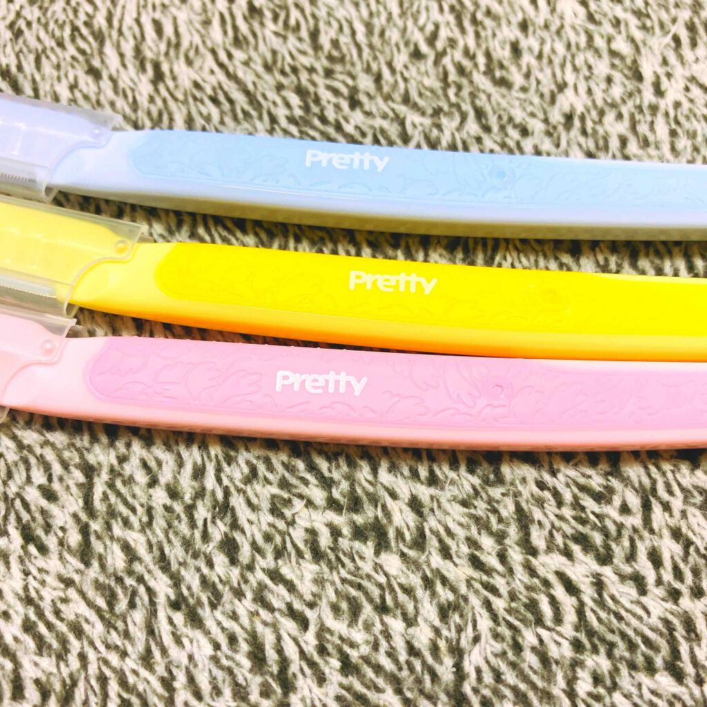 プリティー 敏感肌用フェイスL 3本入/貝印/シェーバーを使ったクチコミ(2枚目)