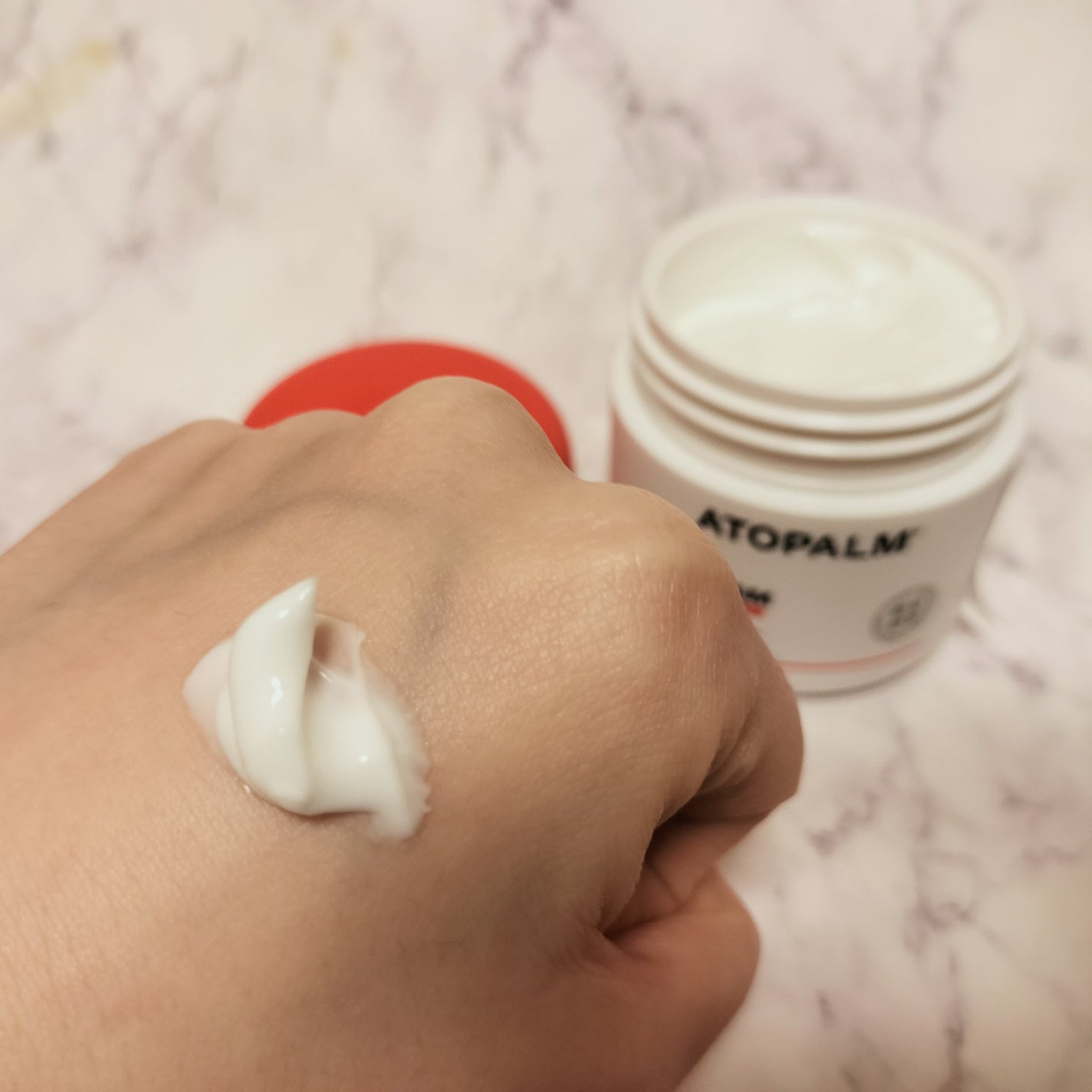アトパーム MLE クリーム/ATOPALM/フェイスクリームを使ったクチコミ(5枚目)