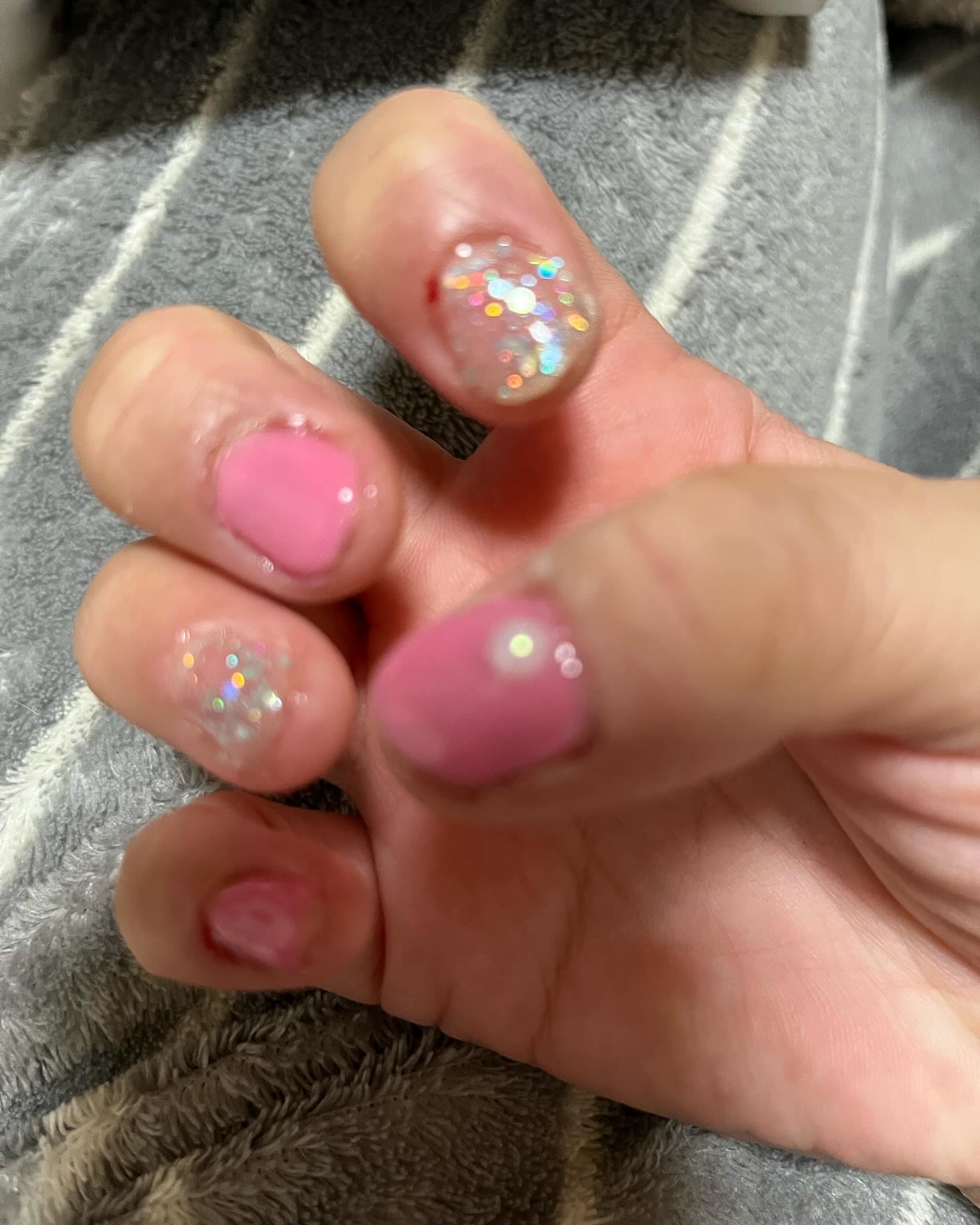 #ジェルネイル,#セルフネイル,#ピンクネイル,#バレンタインネイルのネイルデザイン