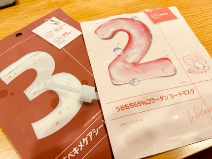 2番 うるもち65%コラーゲンシートマスク/numbuzin/シートマスク・パックを使ったクチコミ(1枚目)