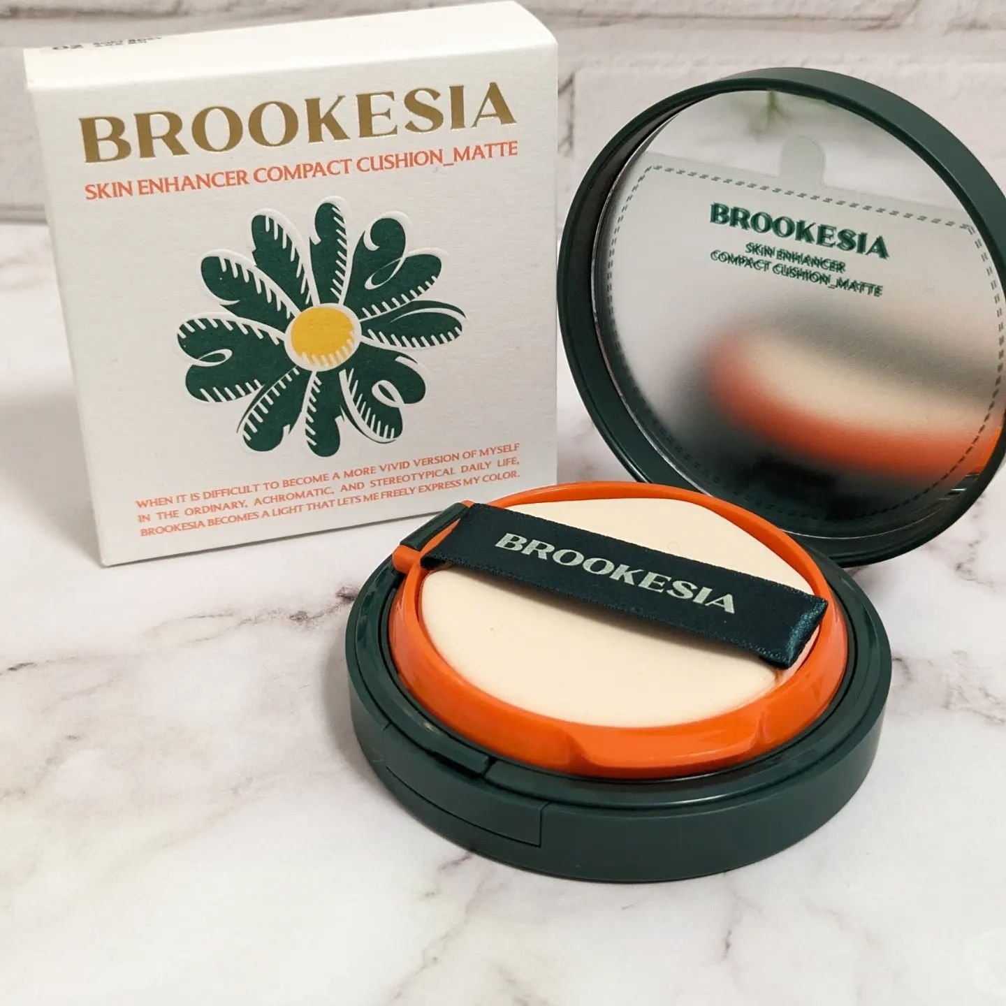 スキンエンハンサー コンパクト クッション (マット)/BROOKESIA/クッションファンデーションを使ったクチコミ（3枚目）