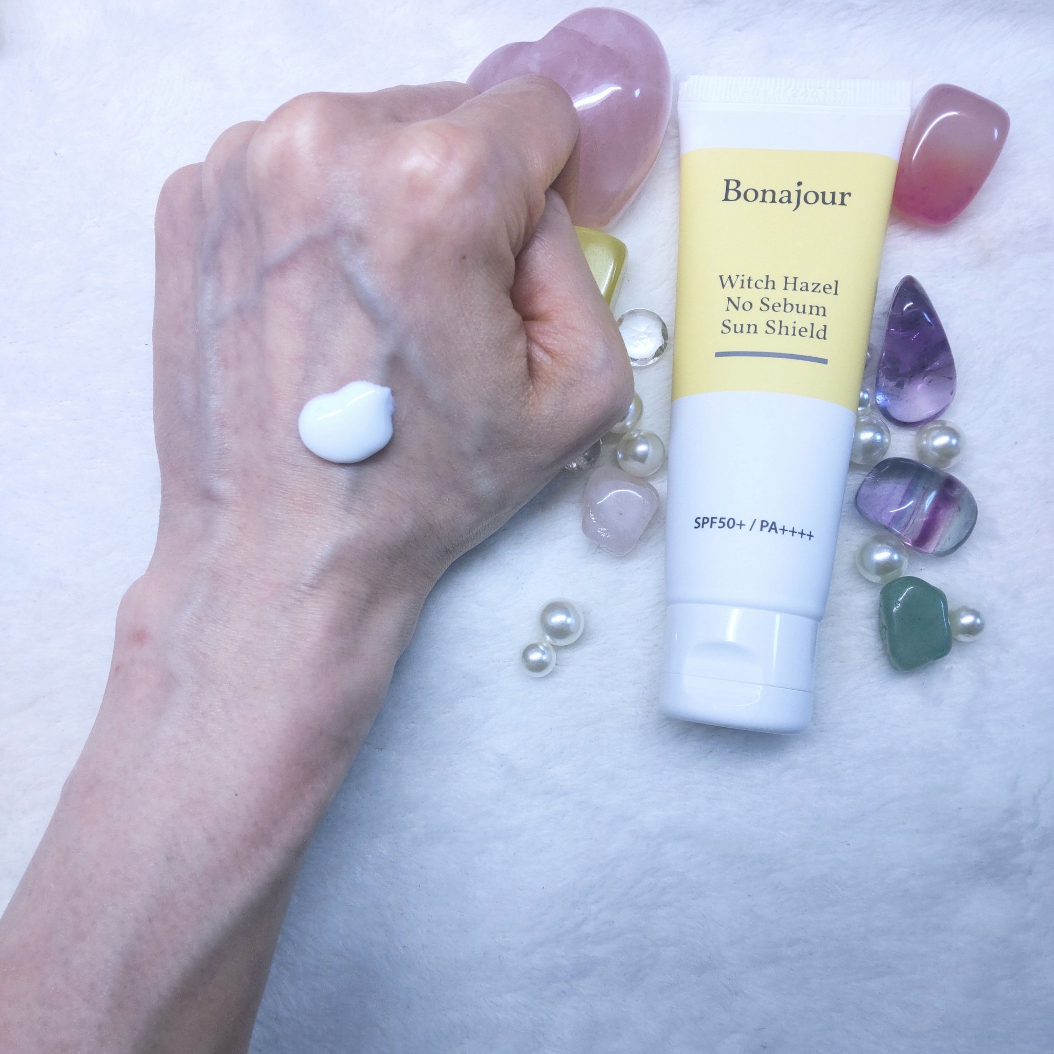 ウィッチハーゼル ノーセバムサンクリーム/Bonajour/日焼け止めクリームを使ったクチコミ（3枚目）