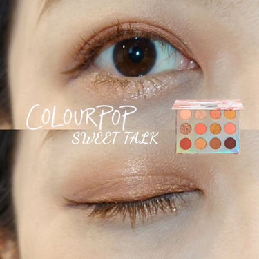 ColourPop Eye Palette-Sweet Talkのクチコミ「#いつかのメイク ⁡
⁡@colourpopcosmetics ⁡
⁡ #colourpops.....」（1枚目）