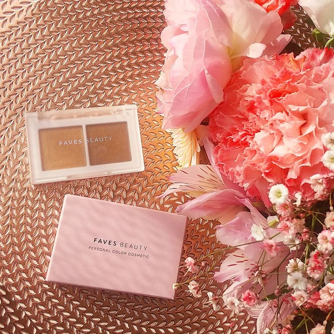 マイカラー デュオシャドウ/FAVES BEAUTY/アイシャドウパレットを使ったクチコミ（1枚目）