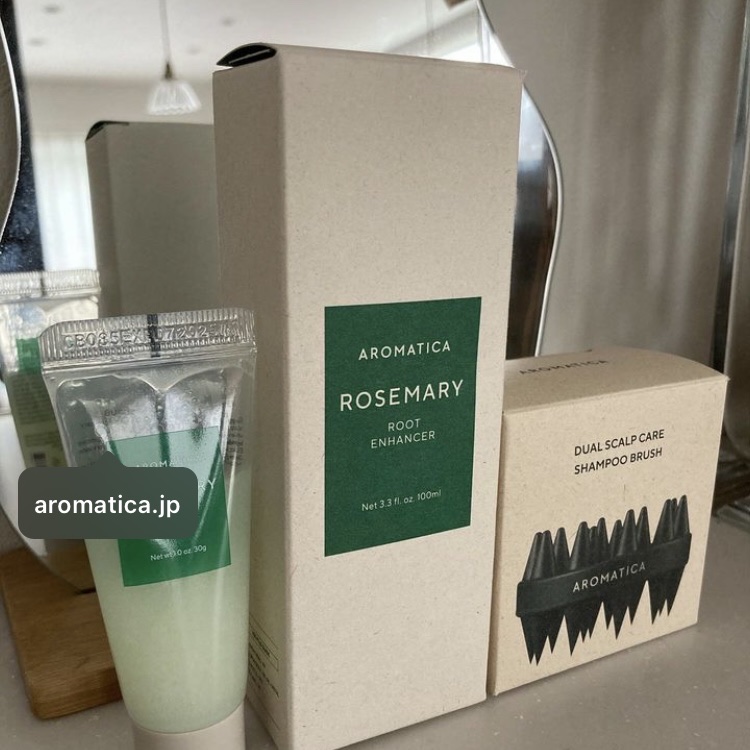 ローズマリールートエンハンサー/AROMATICA/頭皮ローションを使ったクチコミ（2枚目）