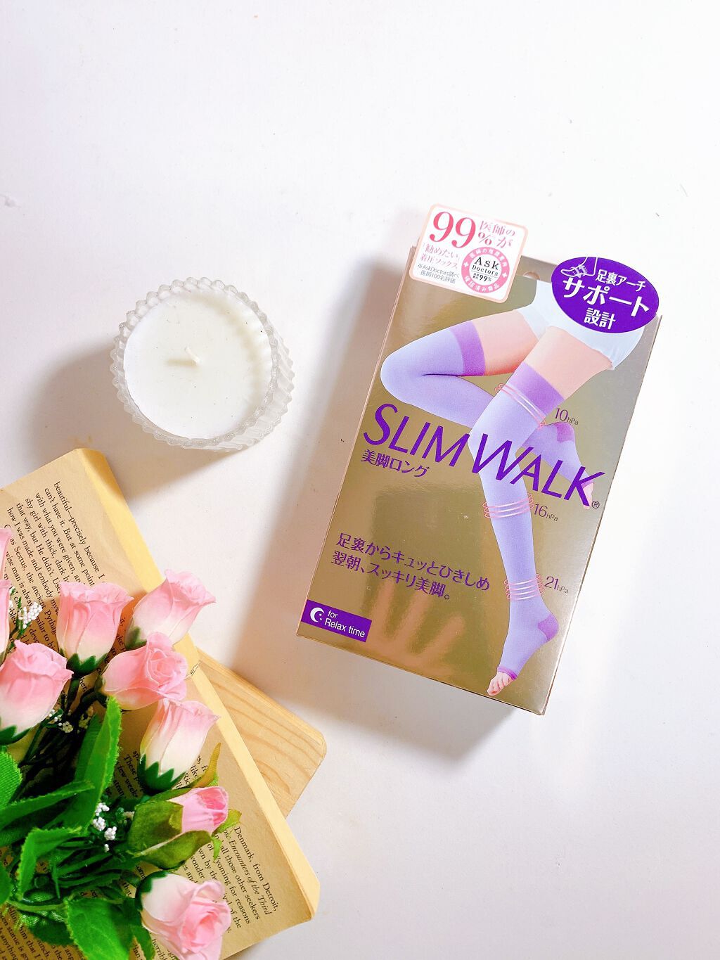 美脚ロング/SLIMWALK/着圧ソックス・レギンスを使ったクチコミ（1枚目）