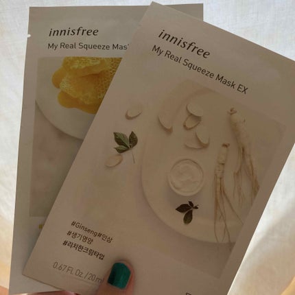 マイリアル スクイーズ マスクシート/innisfree/シートマスク・パックを使ったクチコミ(1枚目)