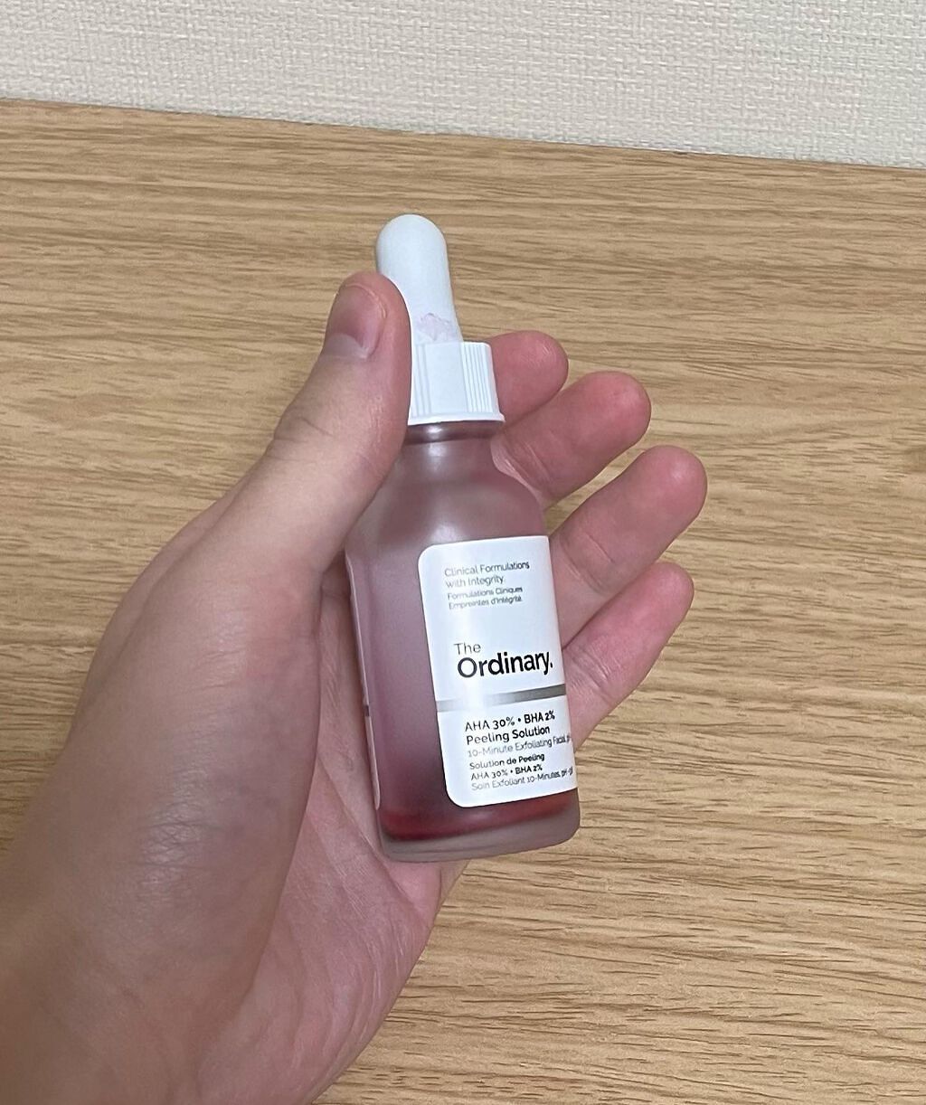 AHA 30% + BHA 2% Peeling Solution/The Ordinary/ピーリングを使ったクチコミ（2枚目）
