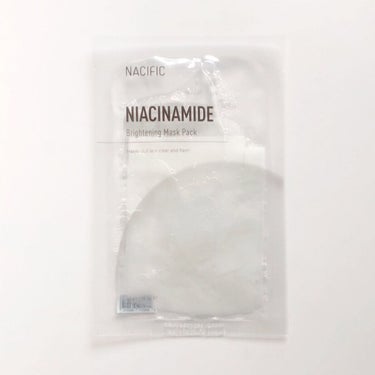 NACIFIC ナイアシンアミド ブライトニングマスクパックのクチコミ「

ナイアシンアミド ブライトニング マスクパック
くすんでガサガサした肌を明るくしっとりと！.....」（1枚目）