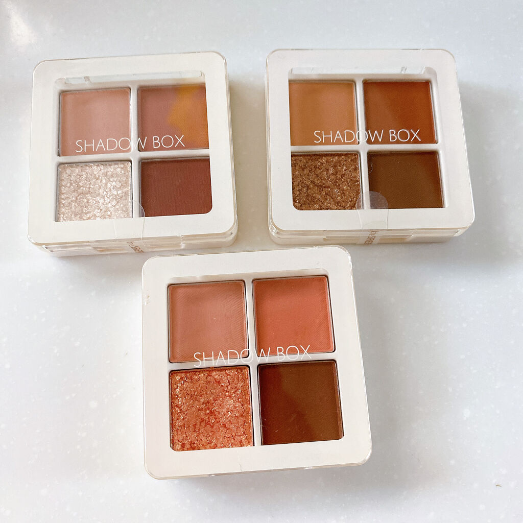 センムル シャドウ ボックス(1) 01　ロージエンディング/the SAEM/アイシャドウパレットを使ったクチコミ（1枚目）