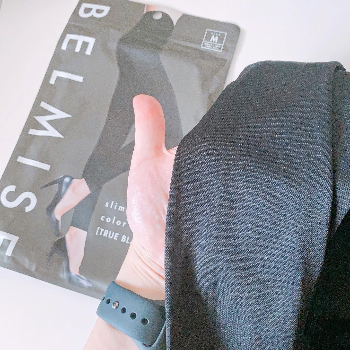 スリムレギンス color+/BELMISE/着圧ソックス・レギンスを使ったクチコミ（3枚目）