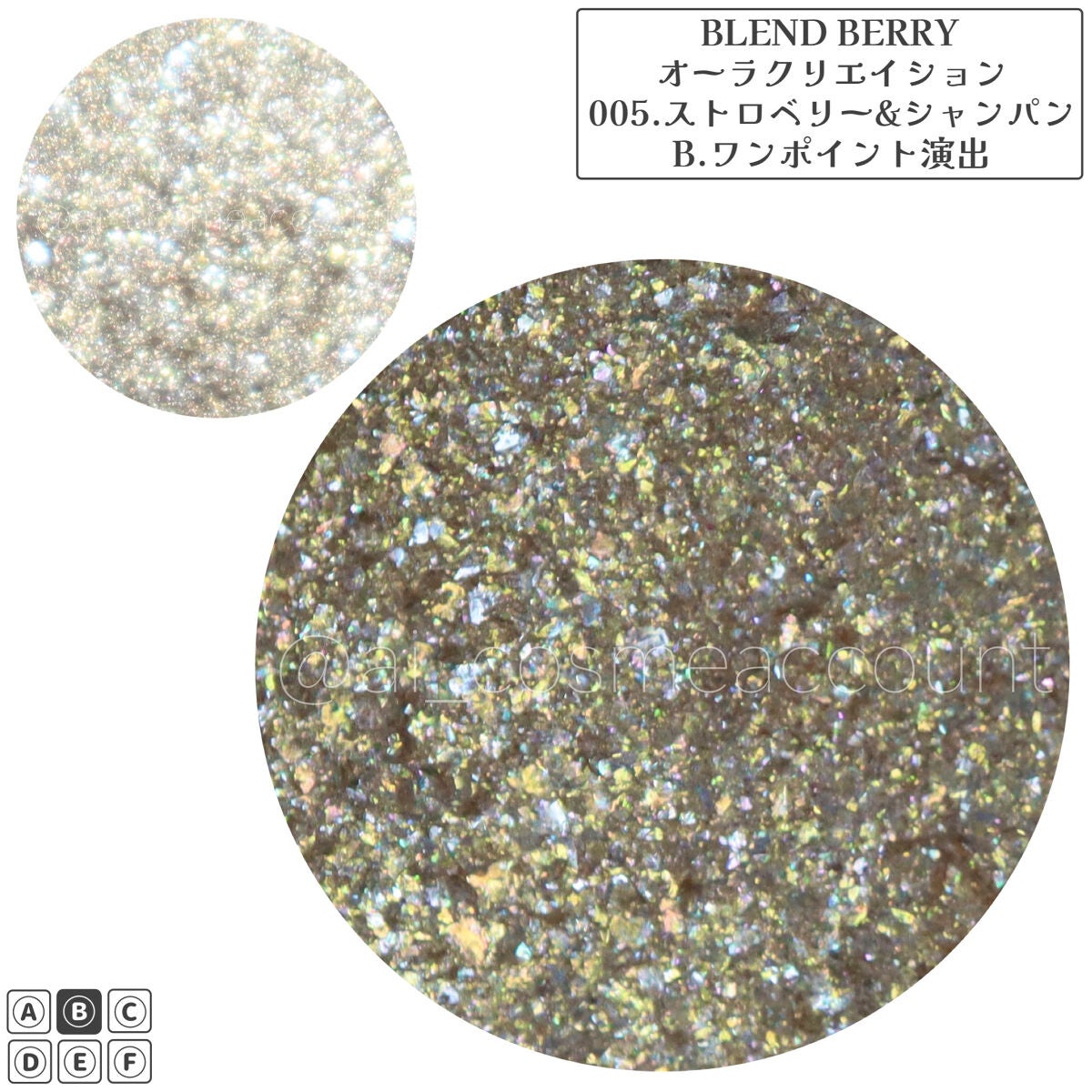 オーラクリエイション/BLEND BERRY/アイシャドウパレットを使ったクチコミ(3枚目)