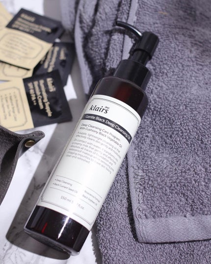 ジェントルブラックディープクレンジングオイル(150ml)/Klairs/オイルクレンジングを使ったクチコミ(5枚目)
