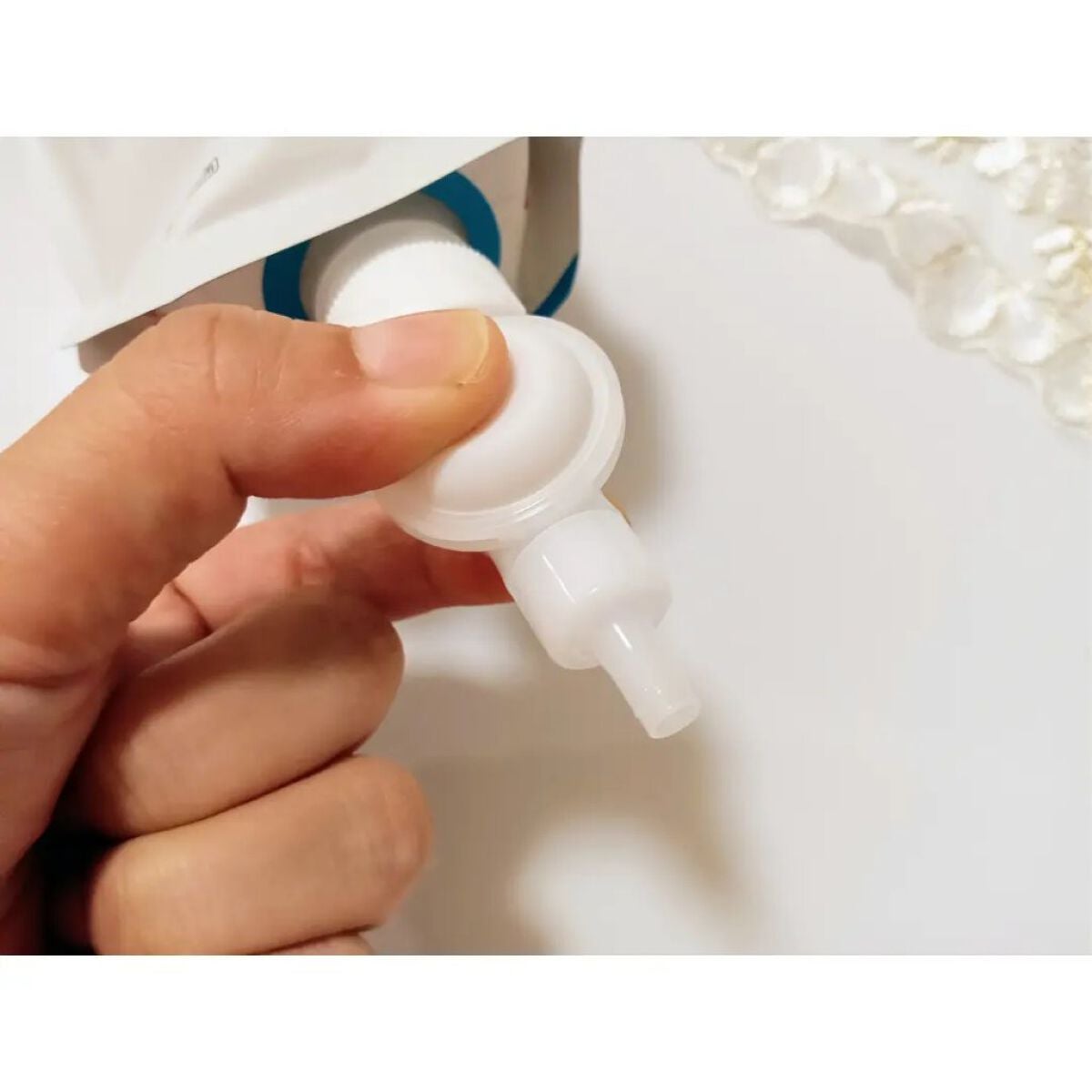 バスタイム モイストバリアクリーム/キュレル/ボディクリームを使ったクチコミ(2枚目)