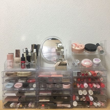 3段式クリアーケース/DAISO/その他化粧小物を使ったクチコミ(3枚目)