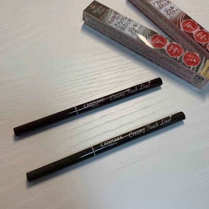 クリーミータッチライナー/キャンメイク/ジェルアイライナーを使ったクチコミ(3枚目)