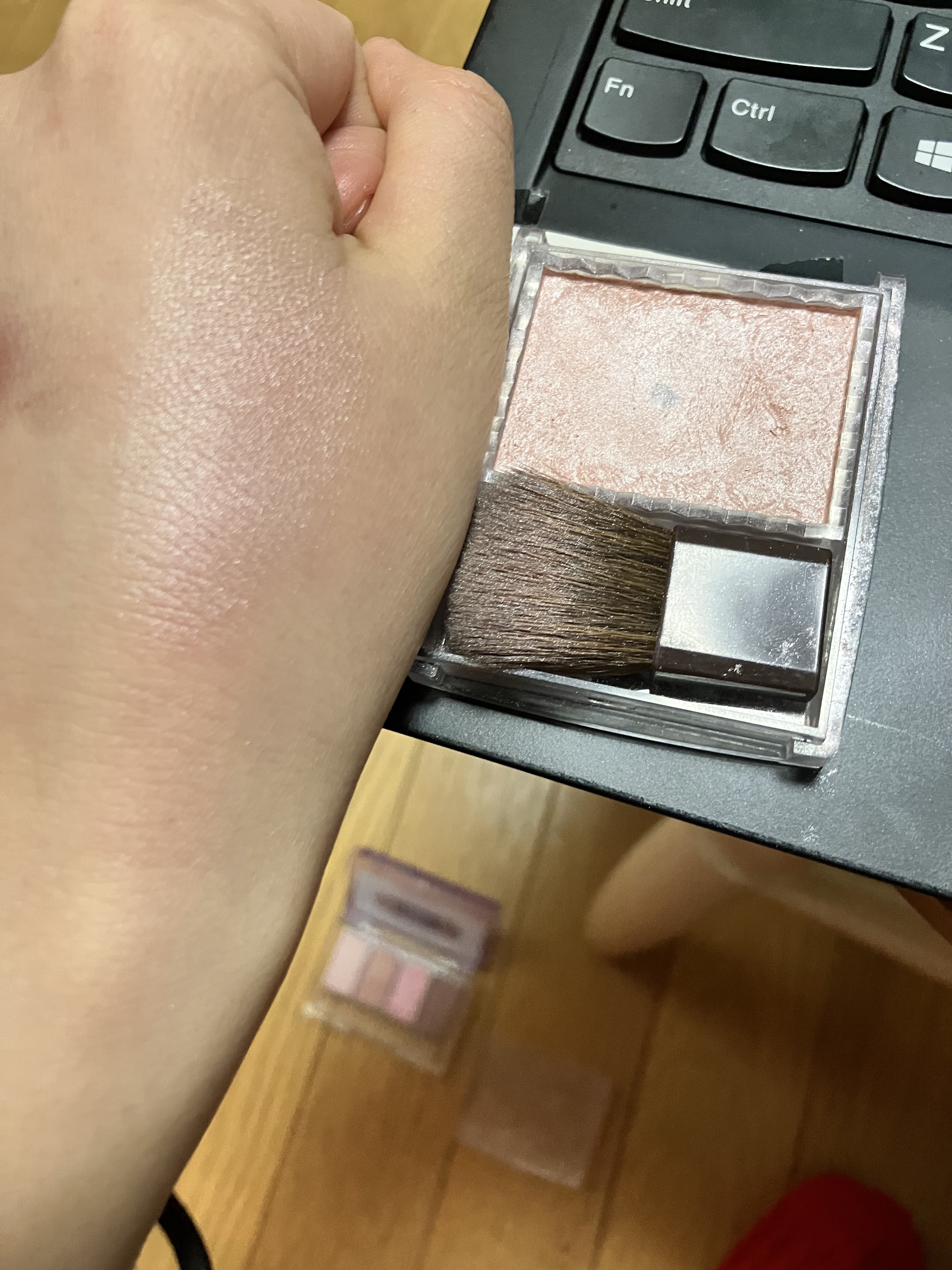 プレイカラーアイズミニ　リプレイコレクション/ETUDE/アイシャドウパレットを使ったクチコミ（3枚目）