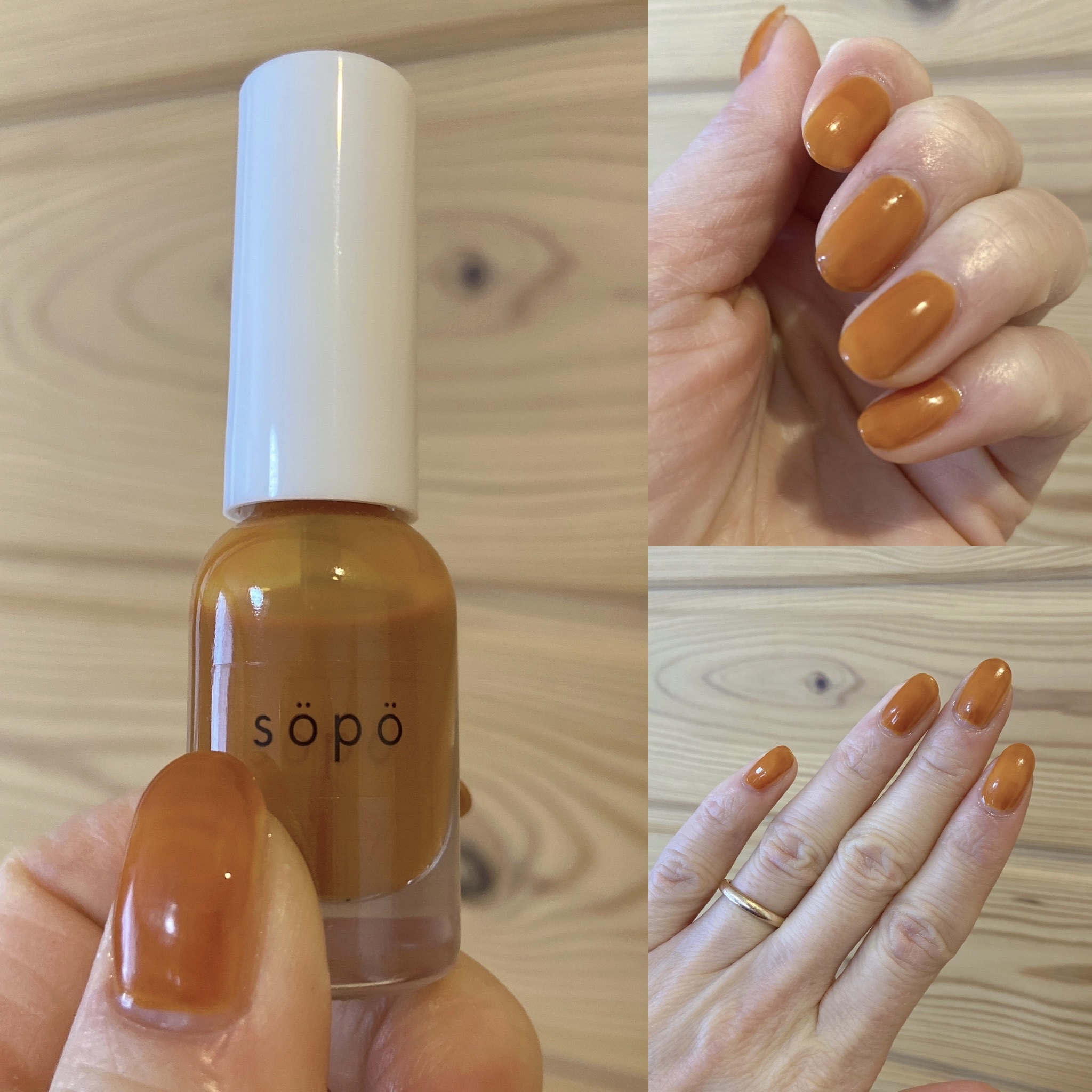 ネイルポリッシュ 04：サンセットオレンジ＜限定色＞/sopo/マニキュアを使ったクチコミ（2枚目）