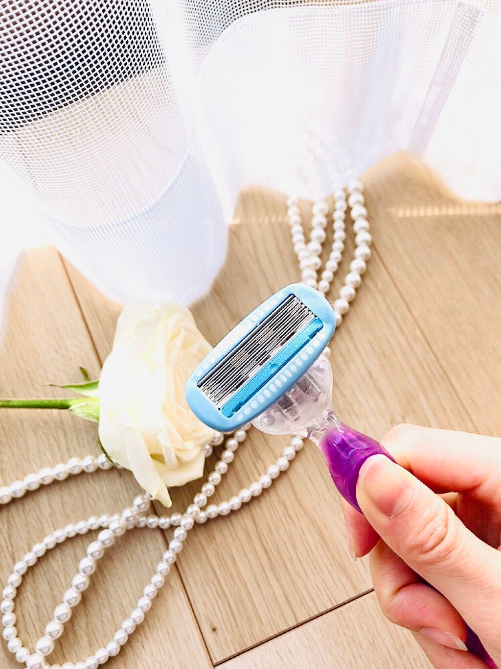 ハイドロシルク ホルダー (刃付き) お試し用/ハイドロシルク/シェーバーを使ったクチコミ(4枚目)