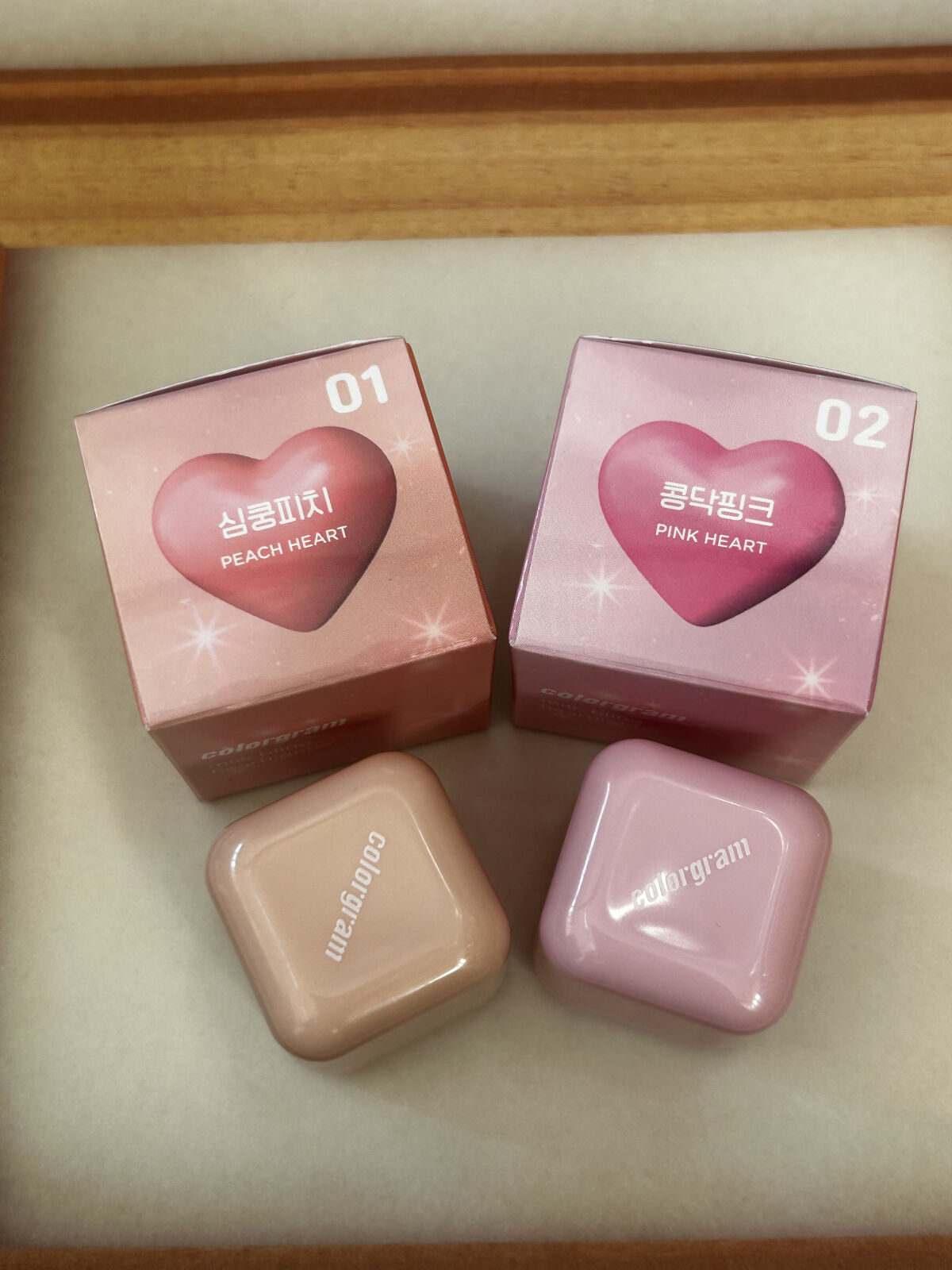 ミルクブリンハートライター/Colorgram/パウダーハイライトを使ったクチコミ（2枚目）