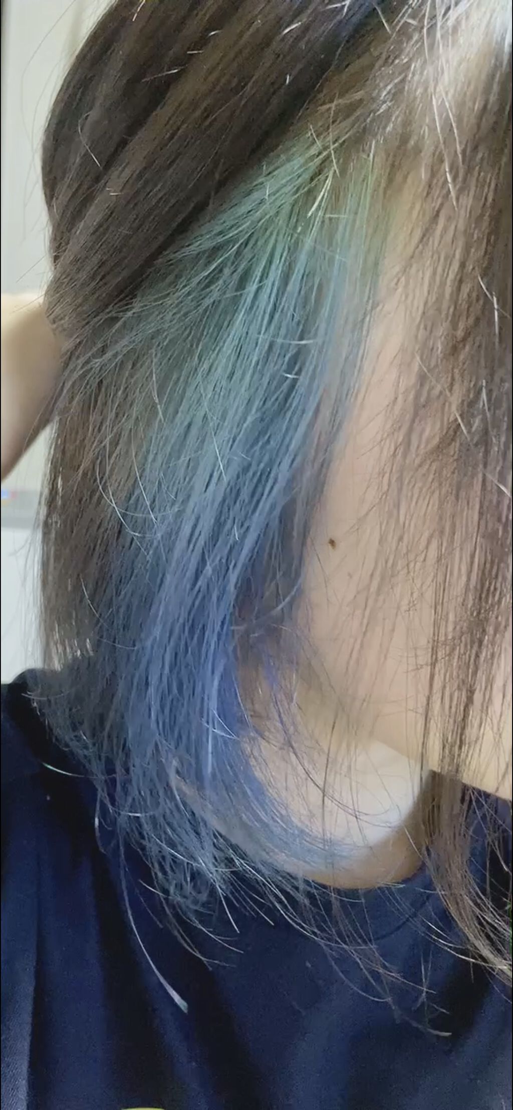 ポイントカラークリーム ビューティーンを使った口コミ セルフでインナーカラー染めました 来 By れ 10代後半 Lips