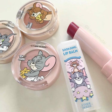 ETUDE ラッキーフレンズ　スンジョンリップバームのクチコミ「
今回は#エチュードハウス と
トムとジェリー のコラボコスメ、
リップバームをレビューします.....」（1枚目）