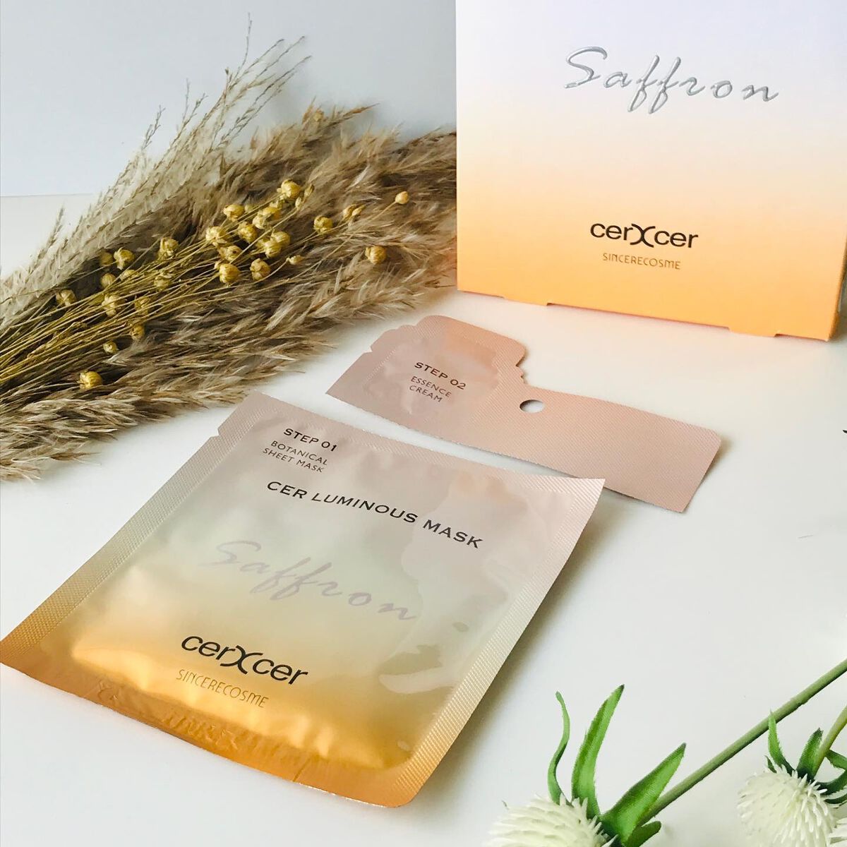 ルミナスマスク (ケアクリーム付き) /cerXcer/シートマスク・パックを使ったクチコミ(3枚目)