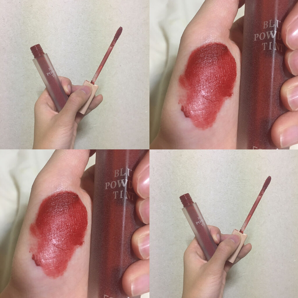 ブラーパウダーティント/EGLIPS/リップティントを使ったクチコミ（1枚目）