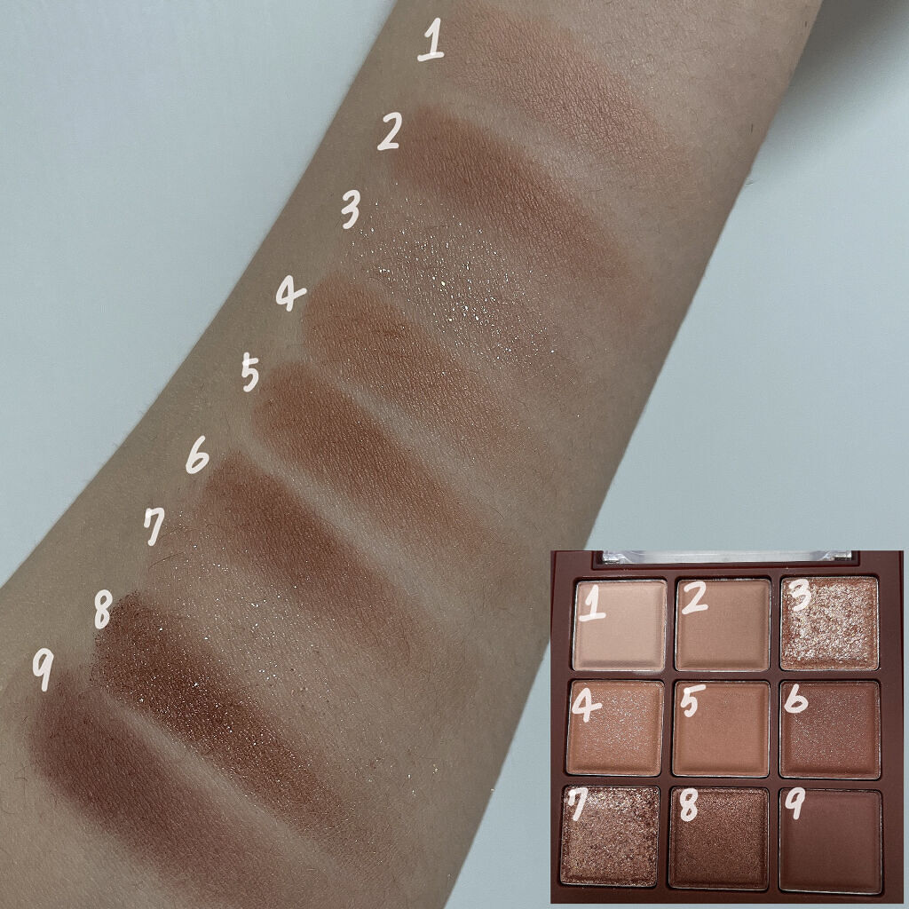 シャドウパレット/dasique/アイシャドウパレットを使ったクチコミ（3枚目）