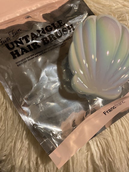 ファンファン アンタングルヘアブラシ/フランフラン/ヘアブラシを使ったクチコミ(2枚目)
