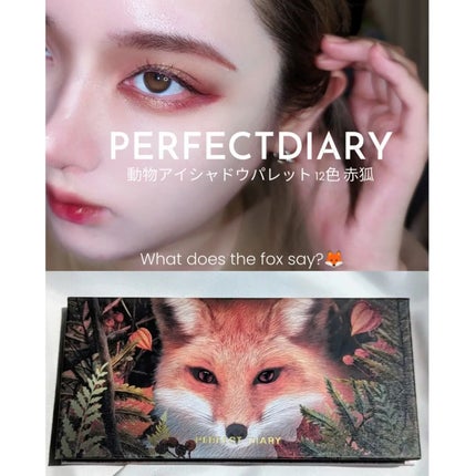 エクスプローラ12色 動物アイシャドウパレット/PERFECT DIARY/アイシャドウパレットを使ったクチコミ(1枚目)