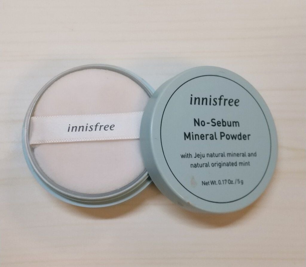 ノーセバム ミネラルパウダー N/innisfree/ルースパウダーを使ったクチコミ(2枚目)