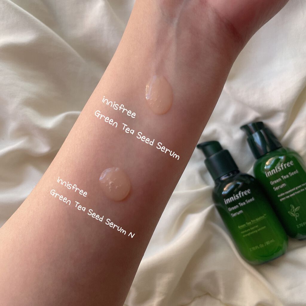 グリーンティーシード セラム/innisfree/美容液を使ったクチコミ（2枚目）