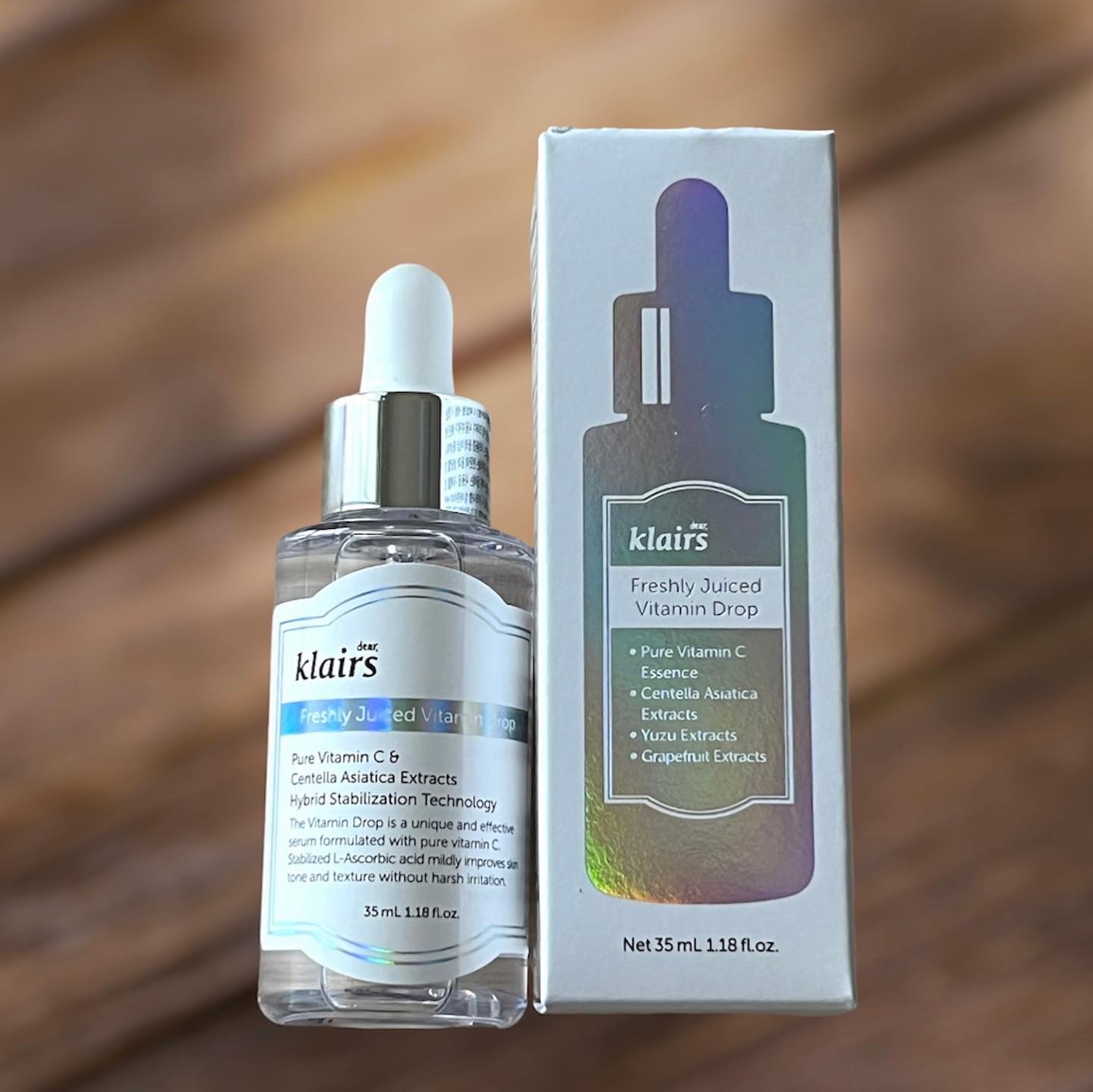 フレッシュリージュースドビタミンドロップ(35ml)/Klairs/美容液を使ったクチコミ（3枚目）