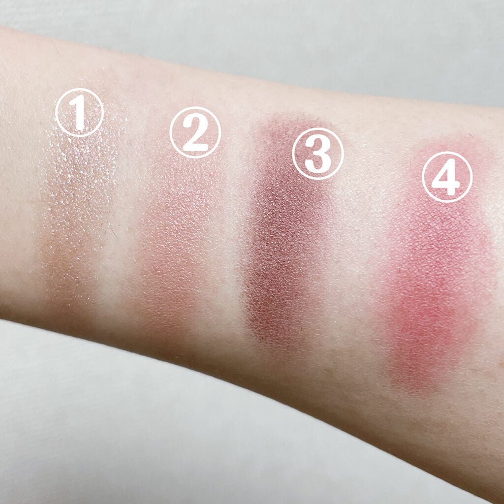 シルキースフレアイズ(マットタイプ)/キャンメイク/アイシャドウパレットを使ったクチコミ(3枚目)