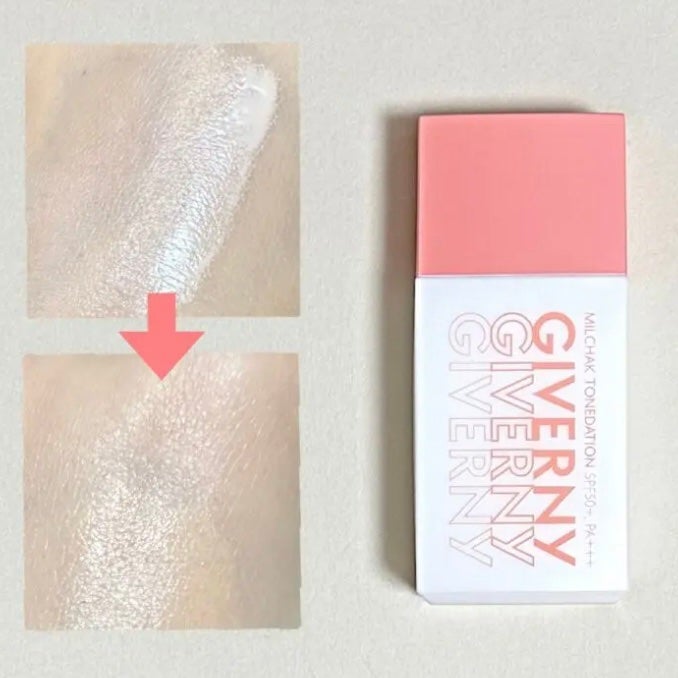 密着トーンデーション/GIVERNY/化粧下地を使ったクチコミ(2枚目)