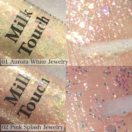 フェアリージュエルアイグリッター/Milk Touch/グリッターを使ったクチコミ(3枚目)