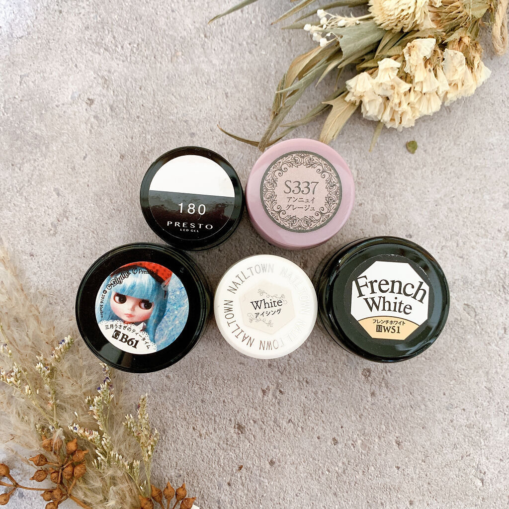 カラージェル/プレスト/ジェルネイルを使ったクチコミ（3枚目）