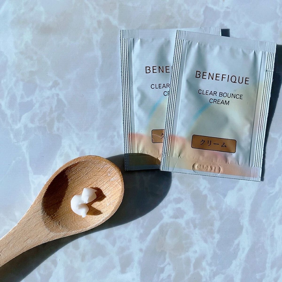 クリアバウンスクリーム /BENEFIQUE/フェイスクリームを使ったクチコミ(2枚目)