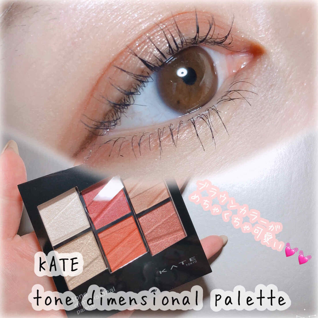 トーンディメンショナルパレット/KATE/メイクアップキットを使ったクチコミ（1枚目）