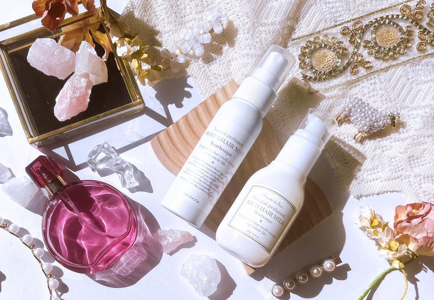 ナチュラル パフュームド ボディ&ヘアミスト 〜ローズブーケ〜/ボーテ デュ サエ/デオドラント・制汗剤を使ったクチコミ(1枚目)