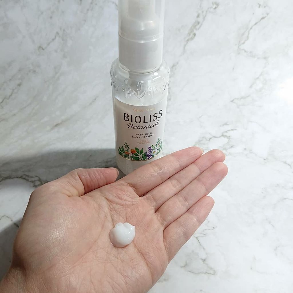SSビオリス ボタニカル トリートメントミルク (スリークストレート)/SSビオリス/ヘアミルクを使ったクチコミ(1枚目)