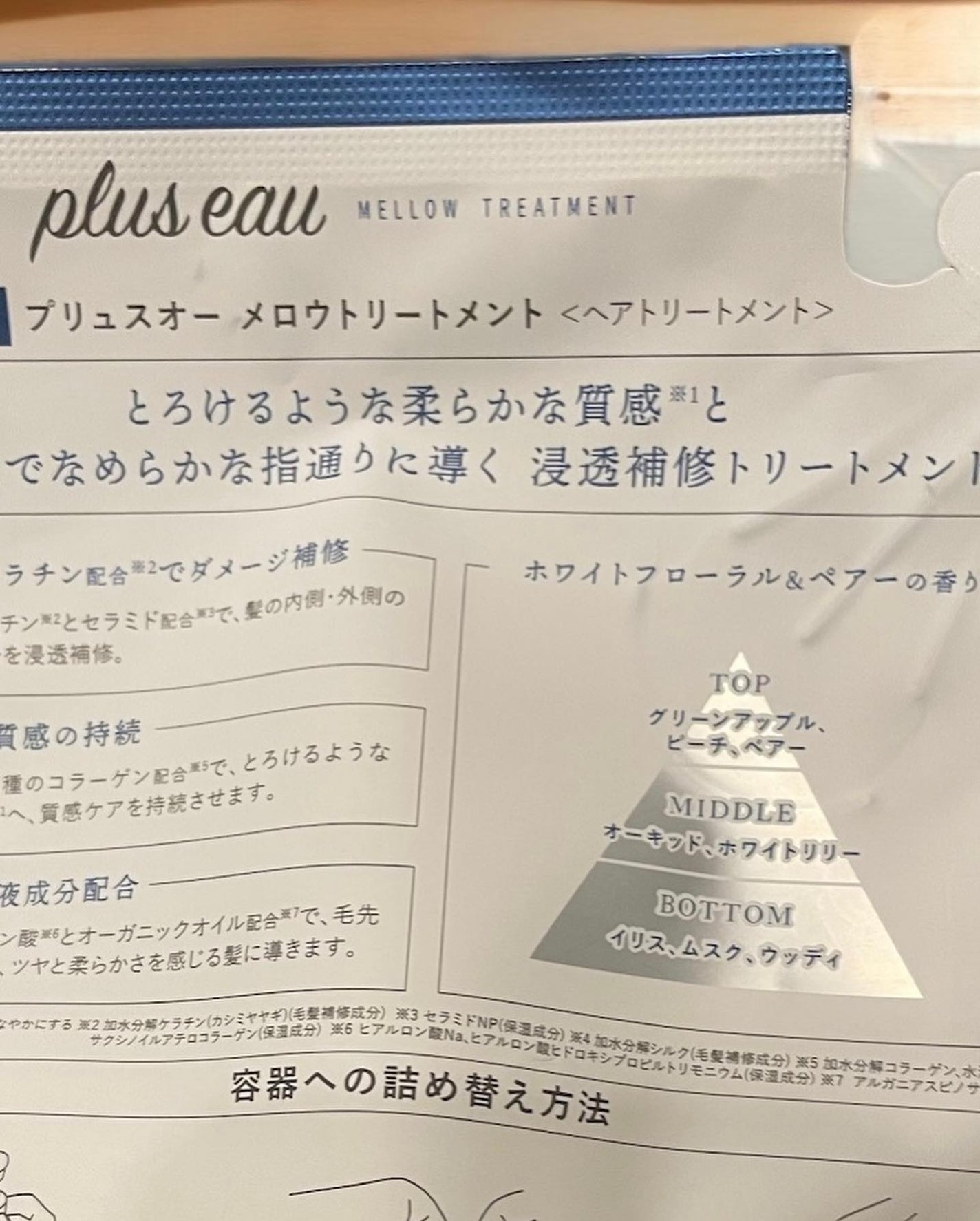 メロウシャンプー/メロウトリートメント/plus eau/市販シャンプーを使ったクチコミ(2枚目)