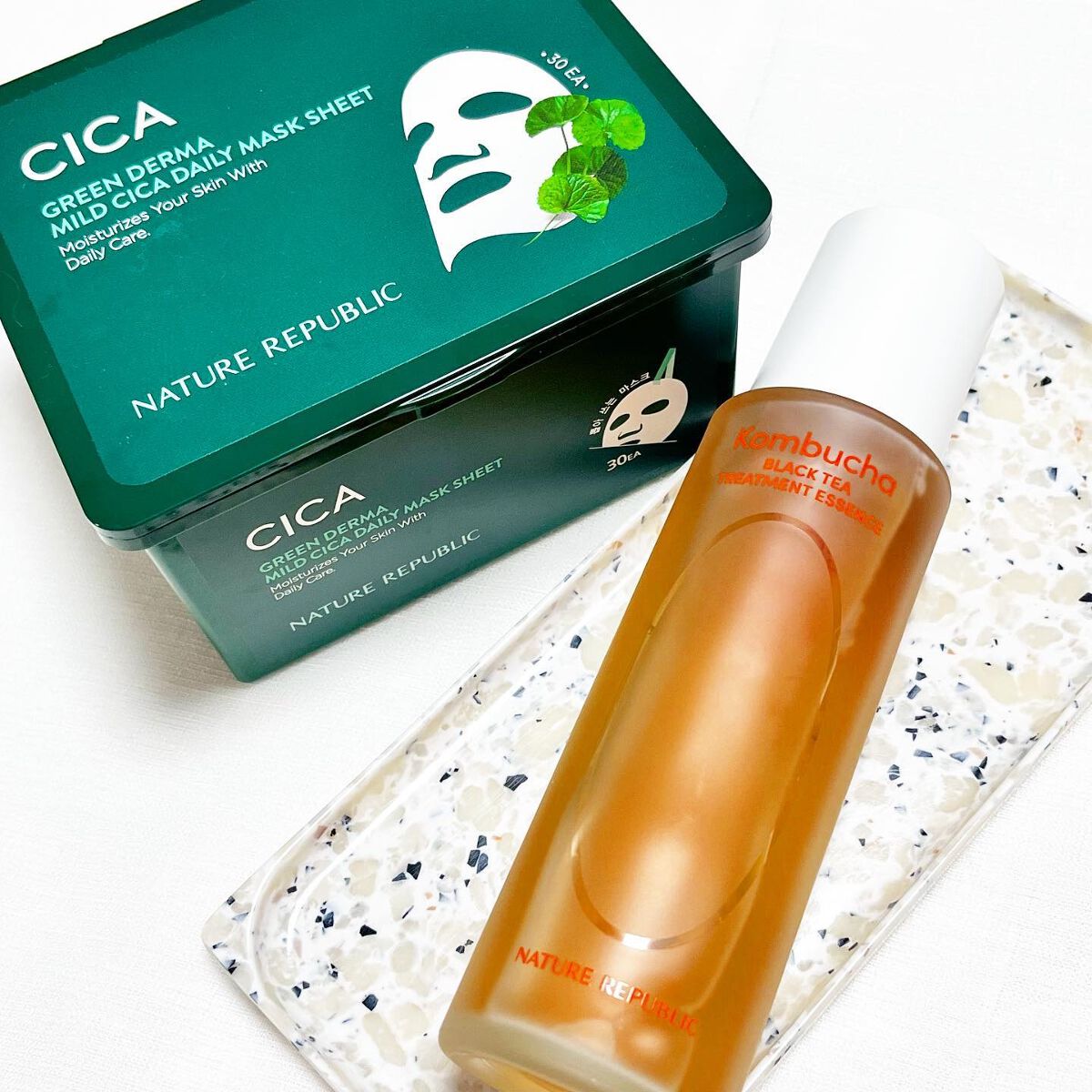 グリーンダーマCICA デイリーシートマスク/ネイチャーリパブリック/シートマスク・パックを使ったクチコミ（1枚目）