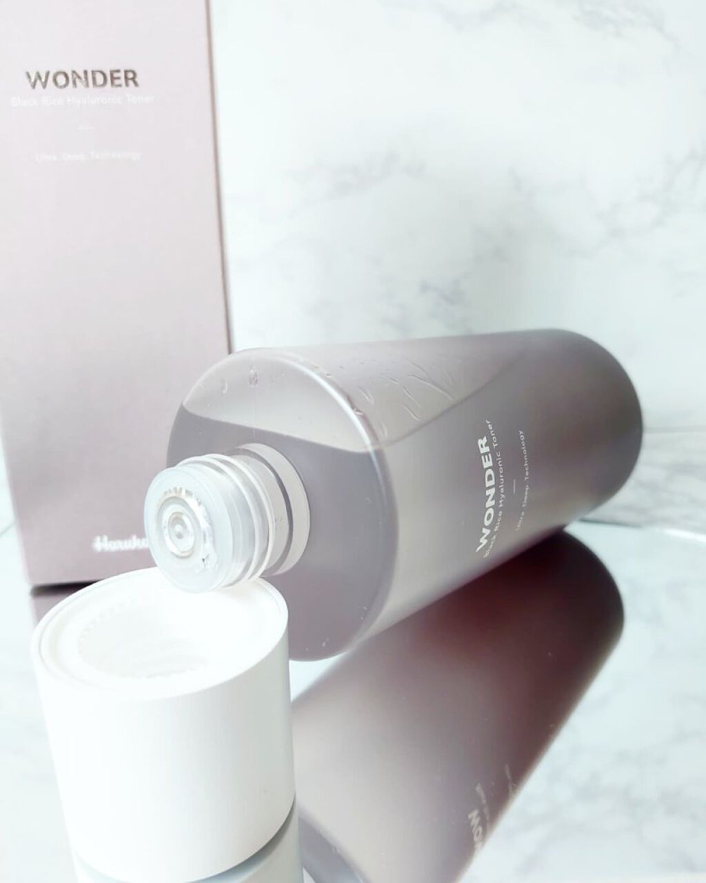 ブラックライス ヒアルロニックトナー/haruharu wonder/化粧水を使ったクチコミ（2枚目）