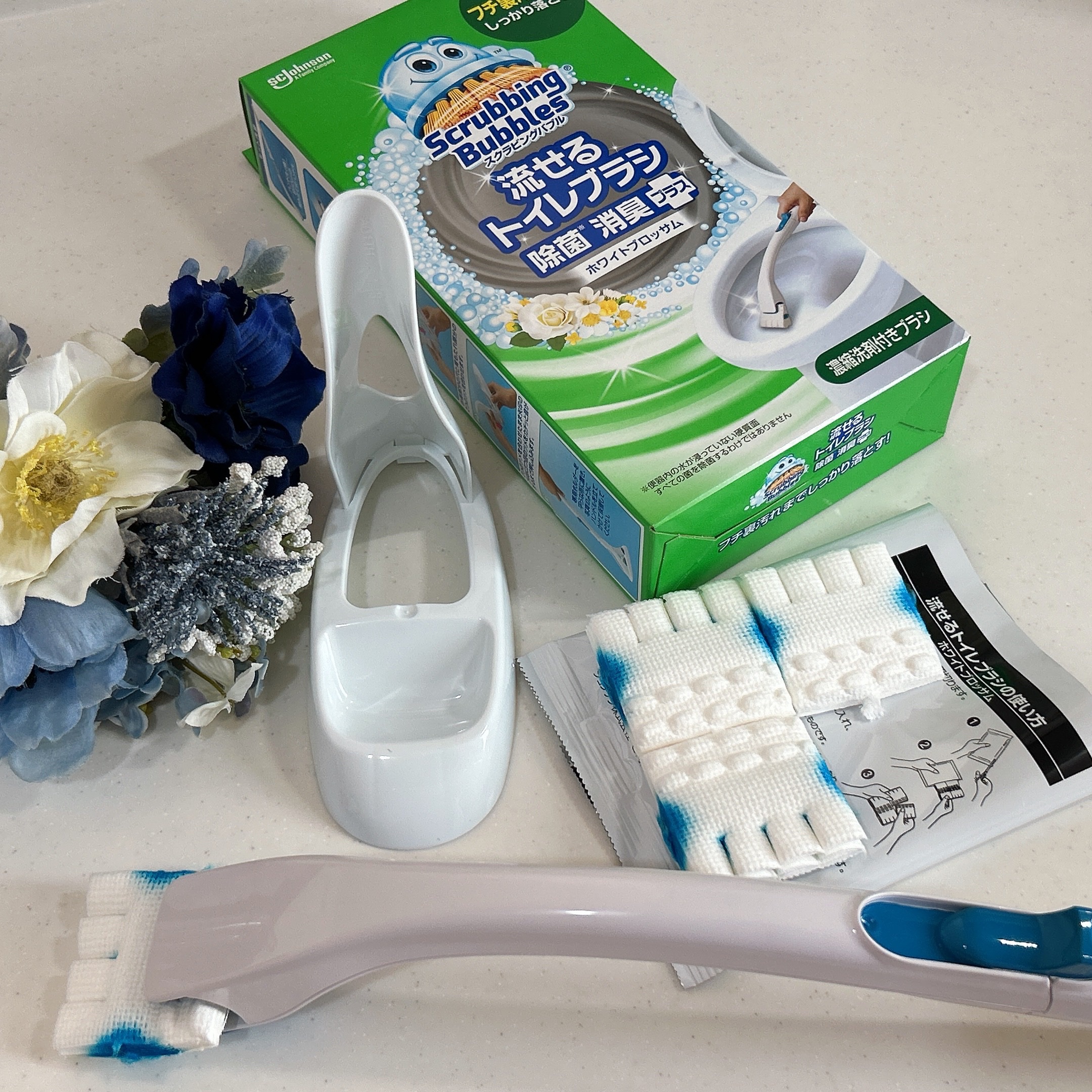 スクラビングバブル 流せるトイレブラシ/ジョンソン/その他を使ったクチコミ（1枚目）