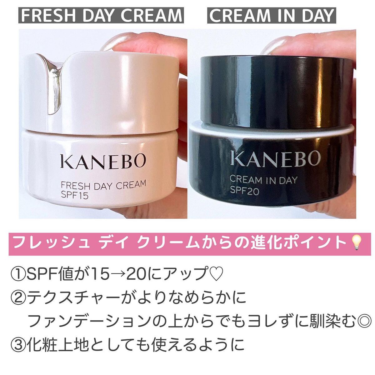 カネボウ フレッシュ デイ クリーム|KANEBO他、1商品を使った カネボウ フレッシュ デイ クリーム|KANEBO他、1商品を使った