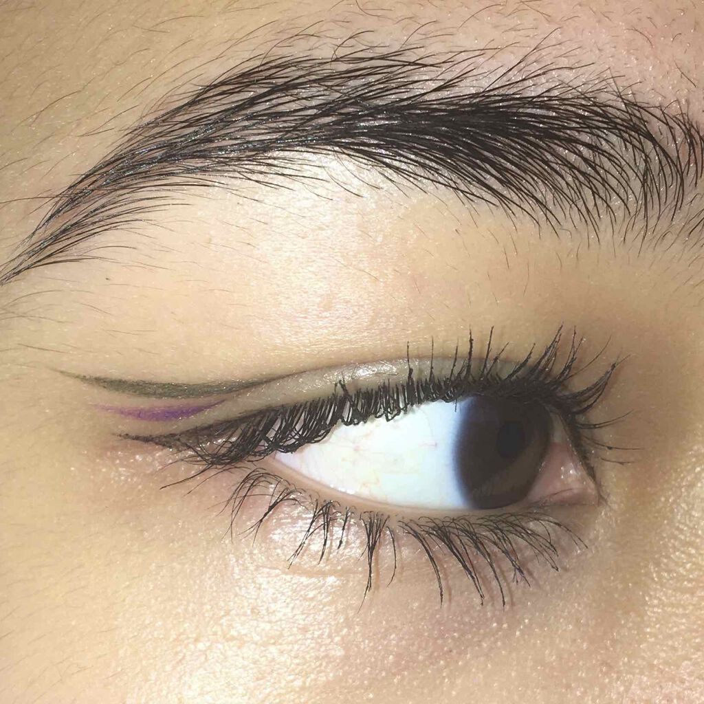 ラブ・ライナー リキッドアイライナー グリッターコレクション2 オリーブカーキ/ラブ・ライナー/リキッドアイライナーを使ったクチコミ（3枚目）