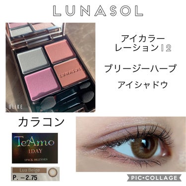 アイカラーレーション/LUNASOL/アイシャドウパレットを使ったクチコミ（1枚目）