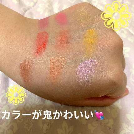 UR GLAM BLOOMING EYE COLOR PALETTE/U R GLAM/アイシャドウパレットを使ったクチコミ(4枚目)